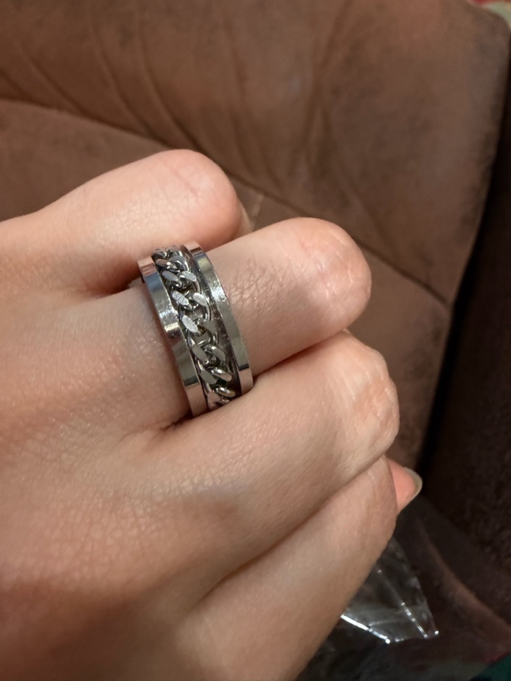 Stainless steel rings different styles all sz 8 / $5 each